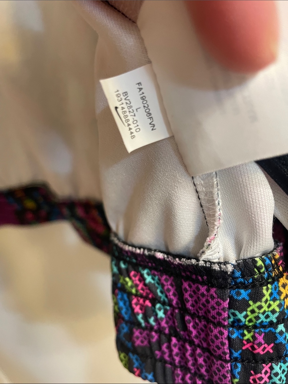 Nike Women's Neon Foral Patterned Zip-Front Track Jacket - Picture 14 of 16